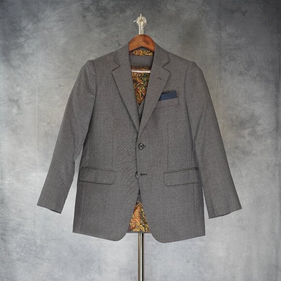 Custom 3-Piece Grey Suit by Modello Bespoke – Lazori Collection - Picture 1 of 12